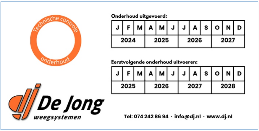 Keuringssticker